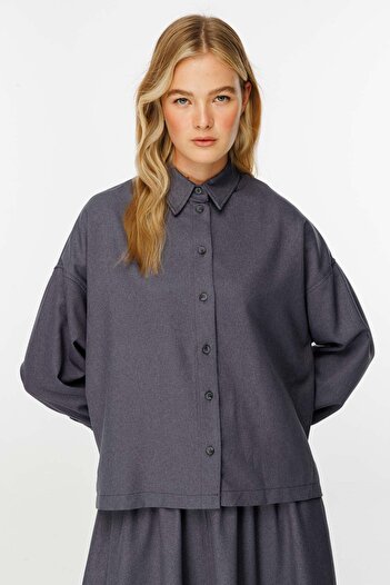 Hooopstore Premium Short Anthracite Shirt