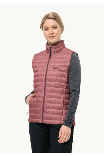Jack Wolfskin Pilvi down Women's Vest - Mineral Red, Model 1207771 -J0127