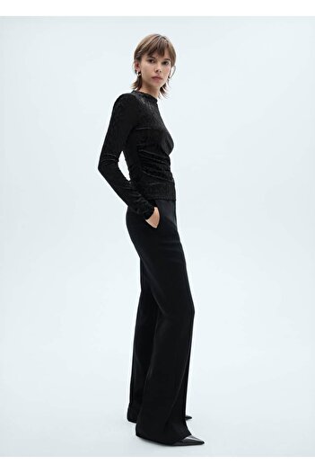 MANGO Woman Long-sleeved T-shirt cotton