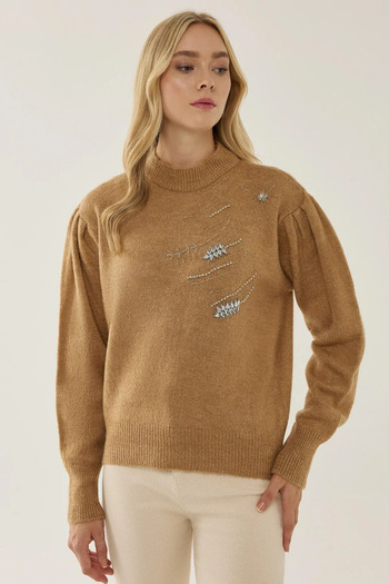 Hiccup Embroidered Knitwear Sweater