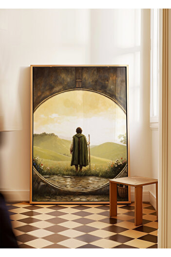 ARTHOUSECOLLECTIVE Lord of the Rings Poster - Frodo - Movie Poster - Frameless Poster in Painting Size