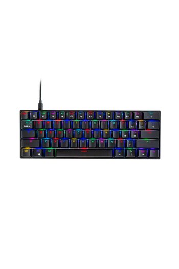 Cosmic Byte CB-GK-32 Themis 61 - لوحة مفاتيح ميكانيكية سوداء RGB للألعاب لكل مفتاح