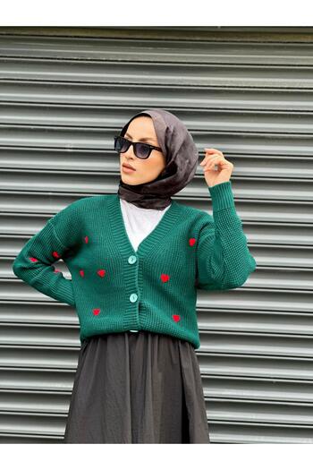 Nergis Neva Butik Cardigan with Heart