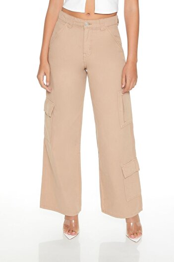 Forever 21 Twill Kargo Carpenter Pantolon