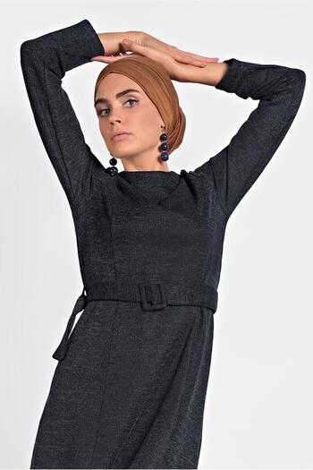 Alvina Belted Knitting Dress 40274
