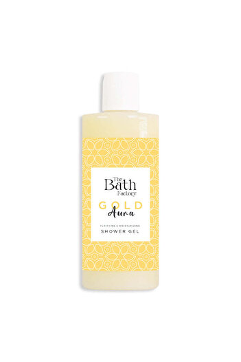 THE BATH FACTORY Hydratační a vyživující sprchový gel s příchutí Gold Aura 400 ml