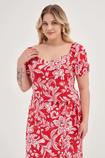 MYLİNE Balloon Sleeve Gimped Ball