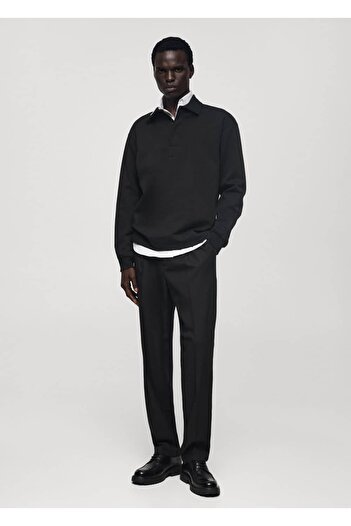 MANGO Man Relaxed Fit Cotton Polo Shirt