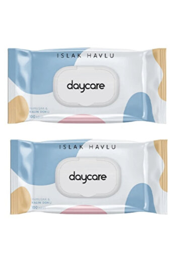Daycare 100 Wet Wipes Pack - Set of 2