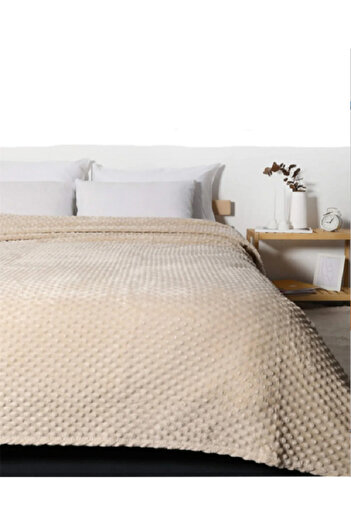 MİNK Sense Gold Vizon Battal Boy Ковдра - 200x220 Покривало на ліжко