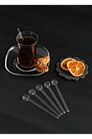 DECOSTYLE 11 Cm12 Glass Spoon - Tea Coffee Mixing