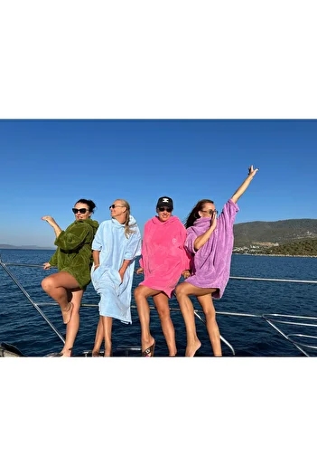 SOLENROSA Πετσέτα Poncho Welsoft Fleece