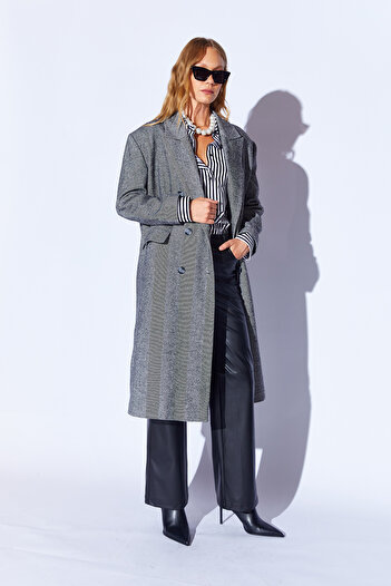 Manche Oversize Balıksırtı Kaban | MKW399168-01