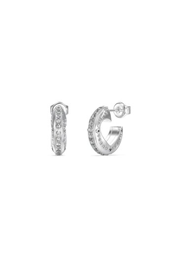 Guess Women's Silver Colored Earrings - Jgujube03347Jwrhtu