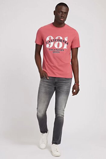 Guess Men's Gray Denim Skinny Fit Jeans