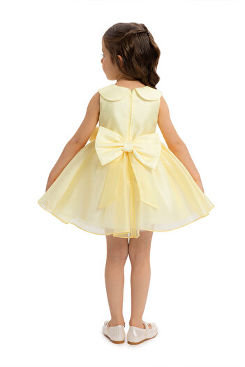 Pamina Kız Bebek Elbise Sarı