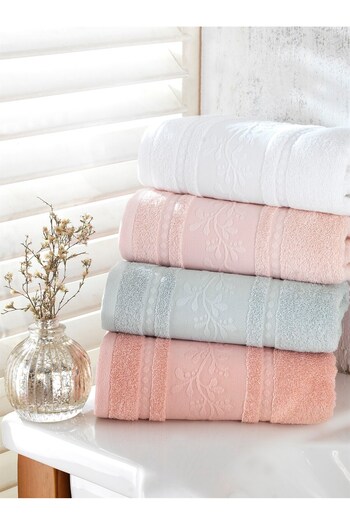 neşe home collection Carmine 50x100 4-х комплект рушників для рук і обличчя
