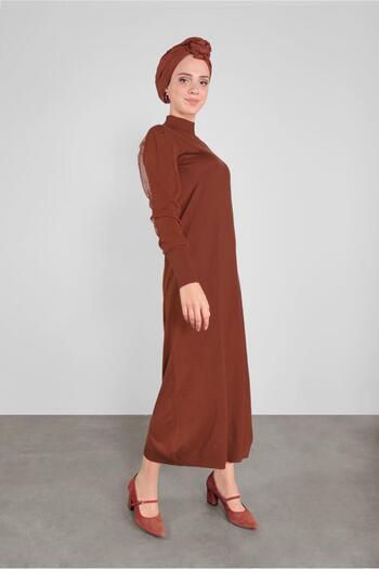 Alvina Balloon Sleeve Knitting Dress 41033