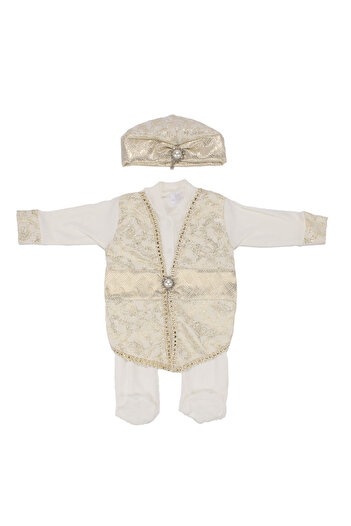 bebegen Tugra Patterned Şehzade Baby Boy Mevlüt Set