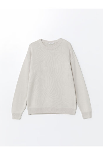 LC Waikiki Herren-Strickpullover mit Rundhalsausschnitt und langen Ärmeln – W43361z8