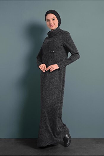 Alvina Knitting Dress with Ankle 40397