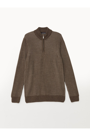LC Waikiki High Collar Long Sleeve Men's Knitwear Sweater