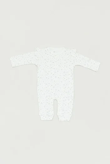 Fulla Moda Crew Neck Printed Girls' Jumpsuit