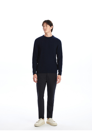 LC Waikiki Crew Neck Long Sleeve Men's Knitwear Sweater