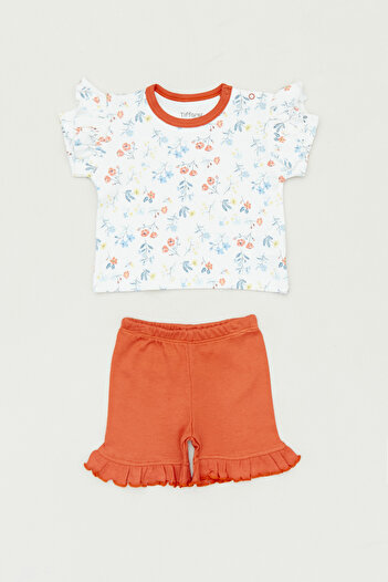 Fulla Moda Crew Neck - Girl's Shorts Set