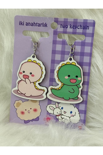 Hediyedukkani Keychain Double, Lover, Couple, Two Keychain, Couple Keychain