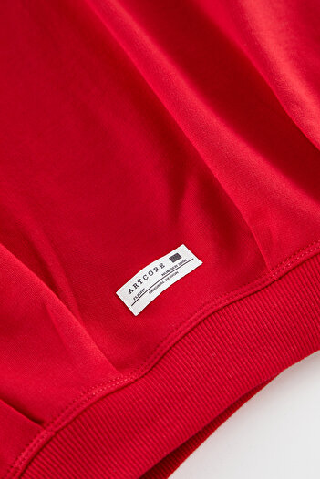 TRENDYOLKIDS Boy's Red Knitted Sweatshirt - Tkdaw25Sw00030