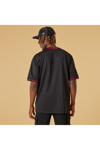 NEW ERA Nba Logo Designed Mesh Team Tee - Chibul Black