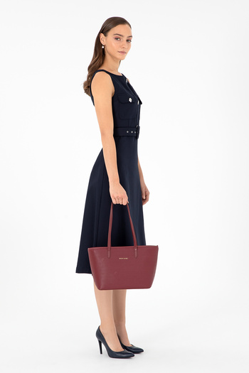 Pierre Cardin Claret Red Print válltáska 05PO24K1877