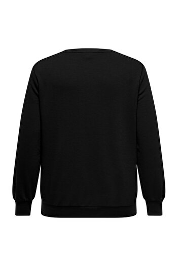 Only Carmakoma Carxmas Ls O-Neck Sweat Jrs - Pohodlný střih