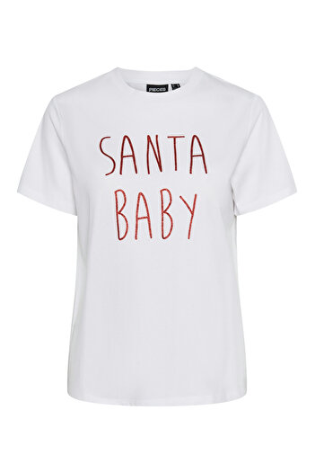PIECES PCNANNIS SS XMAS T-SHIRT - Μοντέλο JRS BC