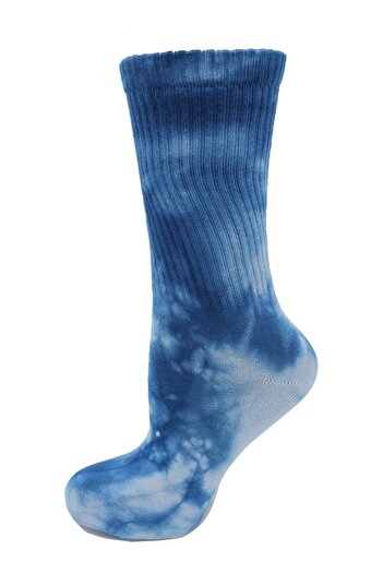 Bellanora Внесени премиум унисекс цветни чорапи Tie Dye, проектирани за ежедневна мода, спортни пенирани памучни дълги колежански чорапи