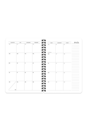 KESKİN COLOR 16x23 Spiral Sharp Agenda - Hard Cover, Blue 830231 -99
