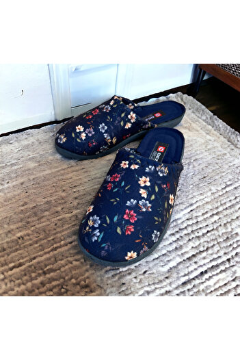 GEZER Flower Patterned Winter Home Slippers