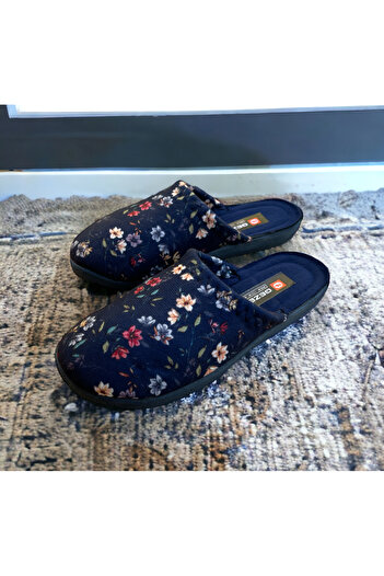 GEZER Flower Patterned Winter Home Slippers