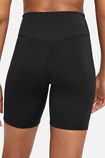 Nike W Nk One Df Mr 7in Shrt Kadın Şort DD0243-010-Siyah