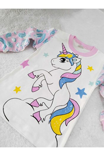 Store Unicorn Kız Bebek Pijama Takımı Gecelik