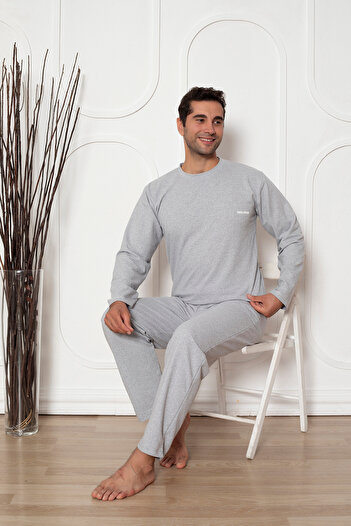 Ayans Pijama İki İplik (Kalın) Cepli Erkek Pijama Takımı