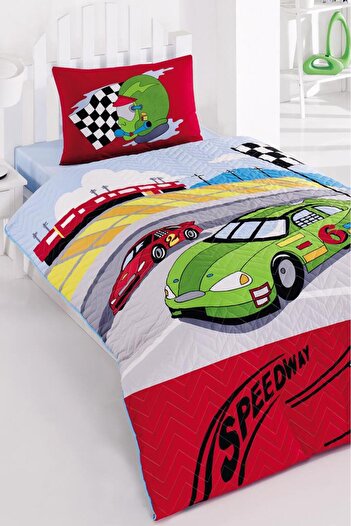 Kristal Speedway Genç ve Çocuk Dört Mevsim Nevresim Takımı