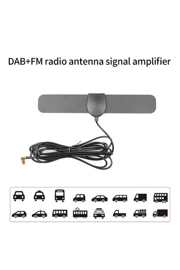 Choice For JVC Kenwood Sony Alpine 1pc Universal Car Radio Stereo Glass Amplified DAB Aerial Plug & Play...