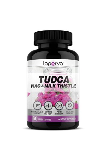 Laperva Tudca & Nac & Milk Thistle, 60 Veggie Capsules