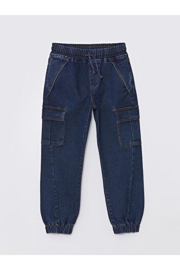 LC Waikiki Kids Beli Ayarlanabilir Lastikli Erkek Çocuk Jean Pantolon