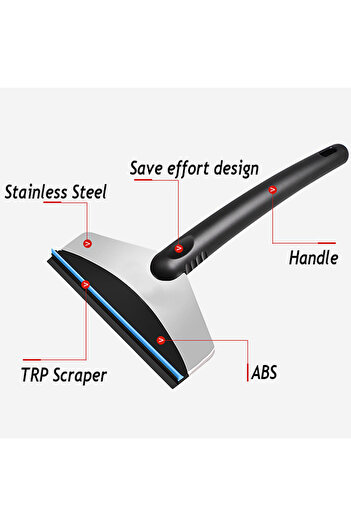 Choice1 Car Ice Scraper Snow Shovel Ice Removal Scraper Car Cleaning Tool Winter Auto Windshield Glass De...