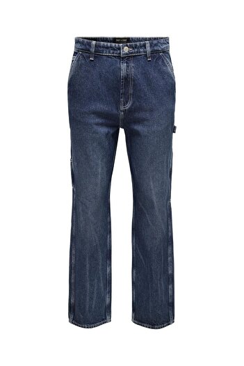 Only & Sons Normal geschnitten jeans ONSEDGE Mittlere Taille Gerade geschnitten Jeans