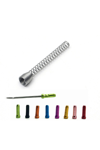 Choice 1 Spring and 2 cap Xtech Brake Stainless Steel Retractable Springs Shift Line Color Tail Cap Colorfu
