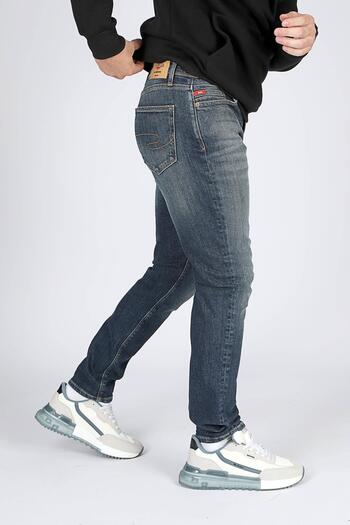 Lee Cooper Jack Normal Bel Dar Kesim Dar Paça Alexa Pure Stone Erkek Jean Pantolon